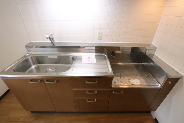 キッチン　ガスコンロ設置可