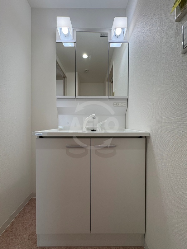 洗面設備　プレステージ12番館　独立洗面台