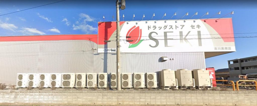 ドラックストア　ドラッグストアセキ吉川美南店（ドラッグストア）まで730m