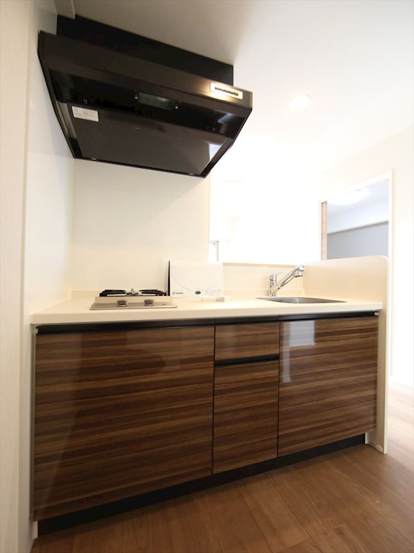 キッチン　システムキッチン（ガス2口コンロ付）