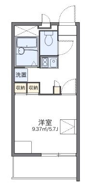 レオパレスエルザ1の間取り写真