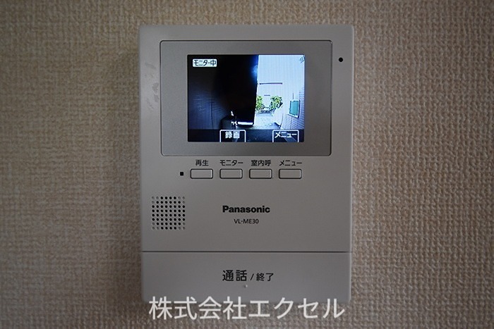 セキュリティ　モニター付きインターホンです。