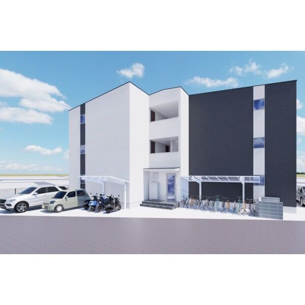 建物外観　オートロック付きで安心！宅配BOX付きで便利！