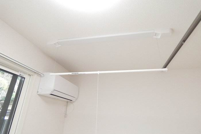 その他　室内物干し付きです