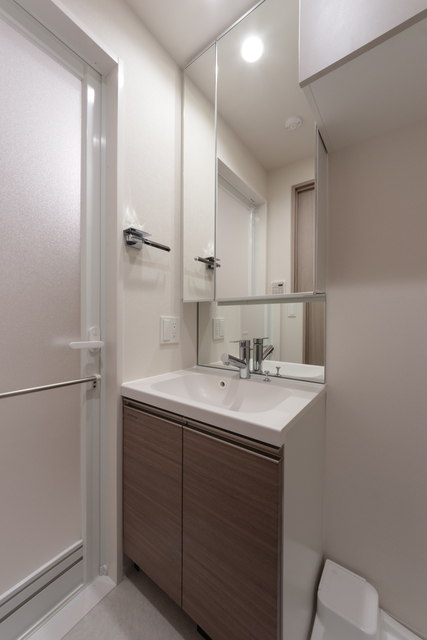 洗面設備　※写真は同タイプ住戸です。