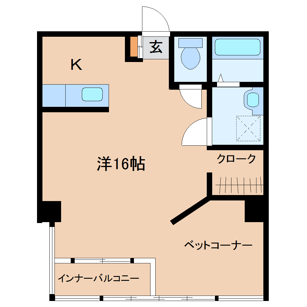 リルームス三重町の間取り