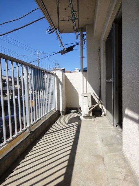 バルコニー　ひろーいバルコニーです(^^)