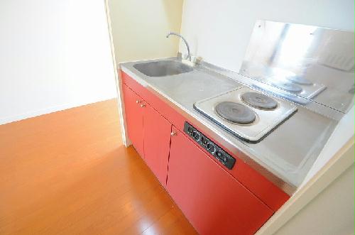 キッチン　電気コンロ　2口