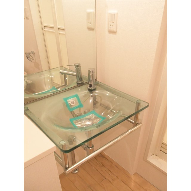 洗面設備　使いやすい洗面所です