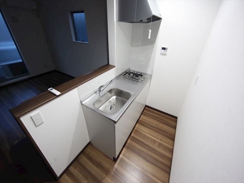 キッチン　システムキッチン（ガス2口コンロ付）カウンターキッチン