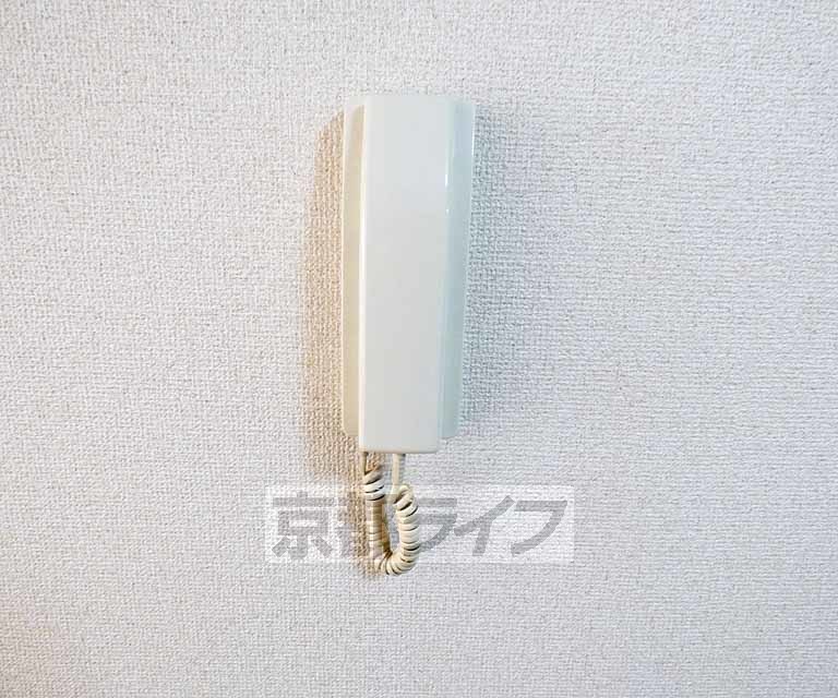 セキュリティ　来客も安心です。