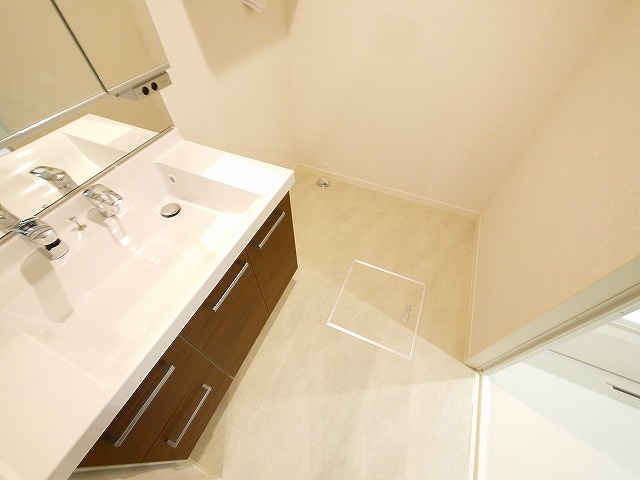 洗面設備　洗面所です