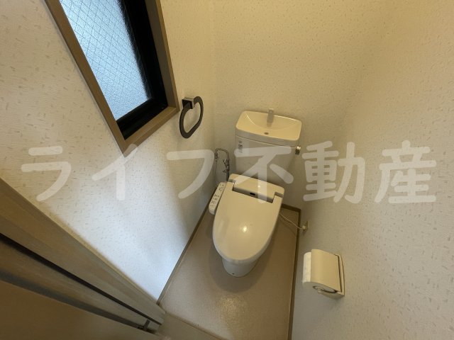 トイレ　ゆったりとした空間のトイレです