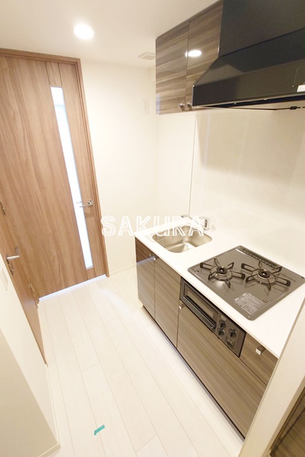 キッチン　グリル付き2口ガスキッチン♪