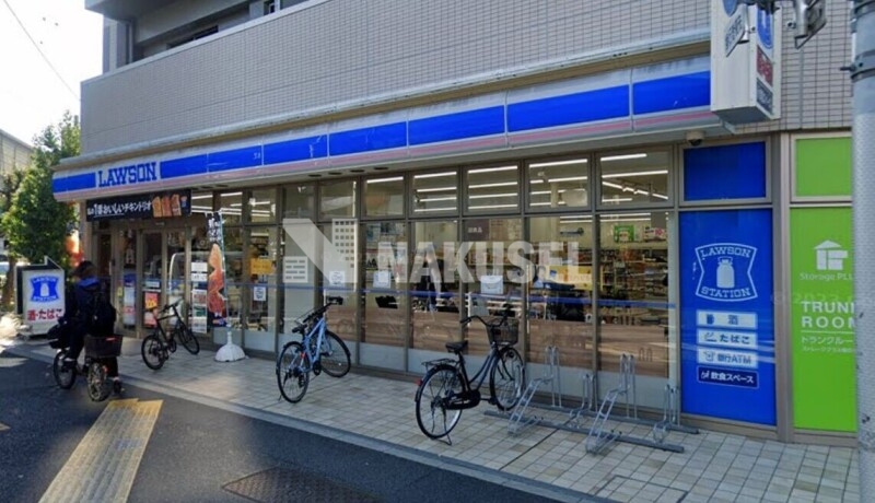 コンビニ　ローソン柿の木坂二丁目店（コンビニ）まで16m