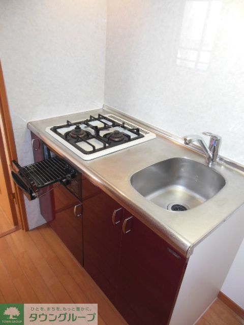 キッチン　２口ガスコンロ・グリル