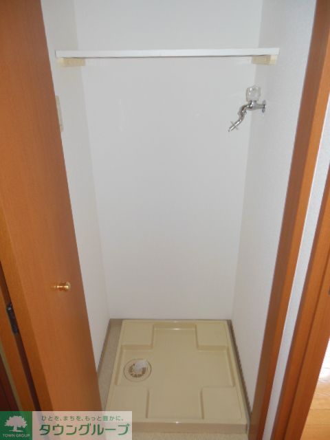 収納　室内洗濯機置場