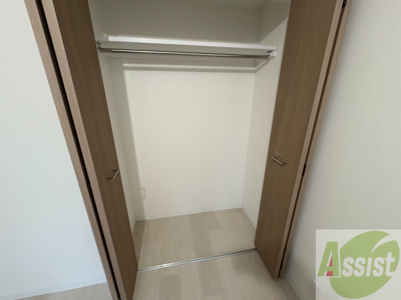 収納　クローゼットがありました。お洋服や荷物はここへ