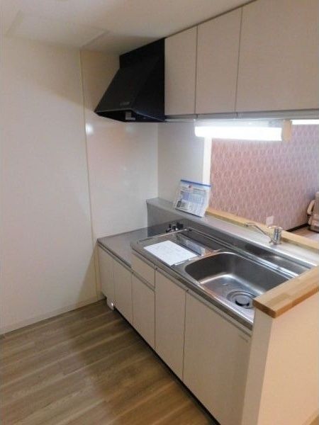 キッチン　※写真は別号室です。