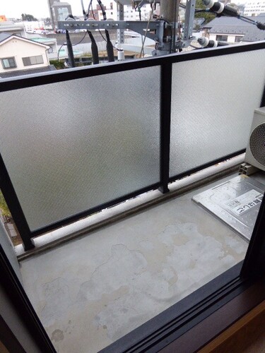 バルコニー　洋室からのバルコニー　※前回募集時2021.3撮影