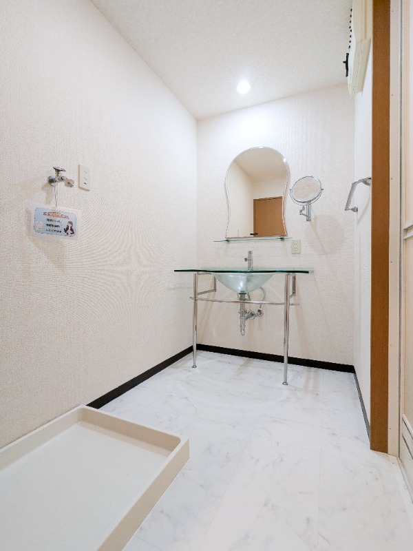 洗面設備　図面と現状に相違がある場合には現状を優先