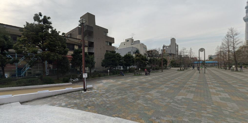 公園　大横川親水公園（公園）まで617m