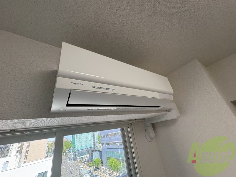 その他設備　エアコンが設置してありますので、寒暖対策もばっちり。