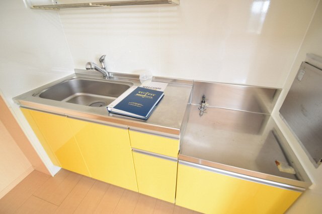 キッチン　２口ガスコンロ設置可