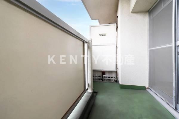 バルコニー　モデルルームの写真です