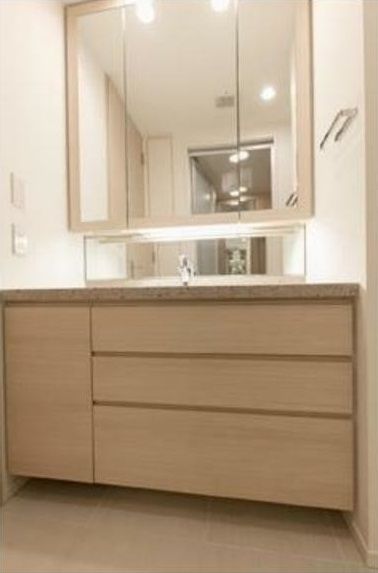 洗面設備　別タイプ部屋　参考写真です