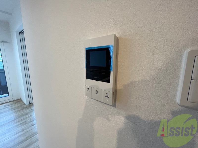 セキュリティ　インターホンで来客確認ができます。安心ですね。