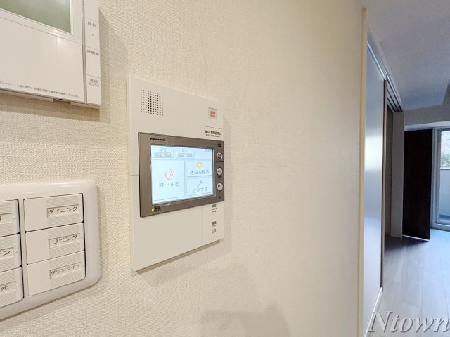 セキュリティ　モニター付きインターホンです