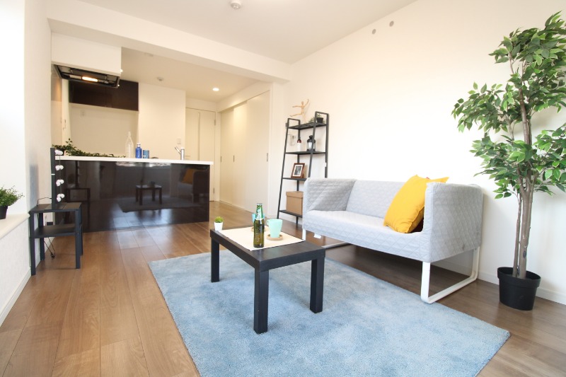 居室・リビング　家具は物件に付帯するものではございません。