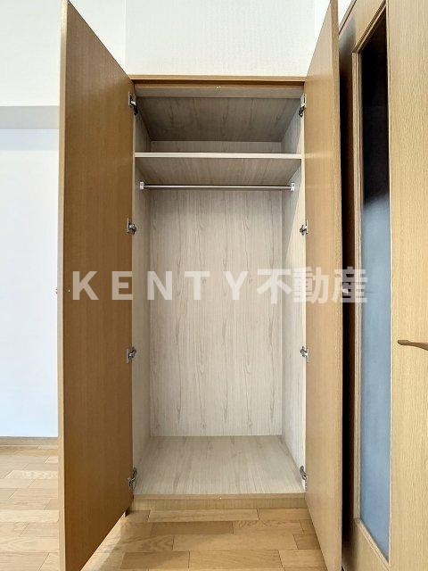 収納　十分な収納スペースがあります