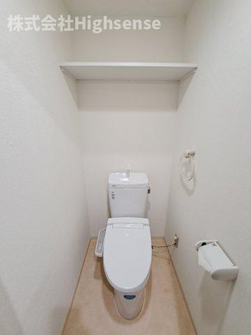 トイレ　ゆったりとした空間のトイレです