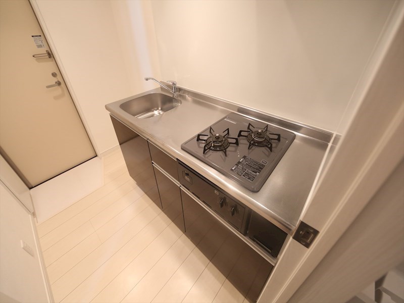 キッチン　システムキッチン　ガスコンロ2口