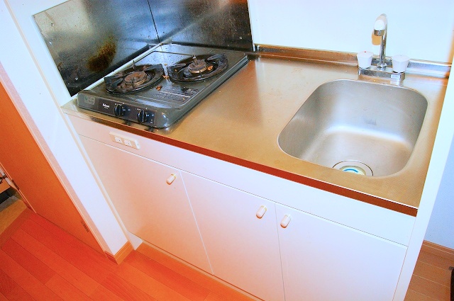 キッチン　ガスコンロ２口