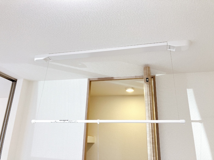 その他設備　室内物干し