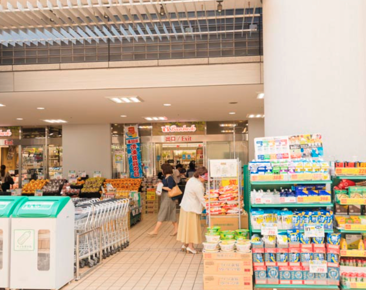 スーパー　スーパー文化堂月島店（スーパー）まで420m