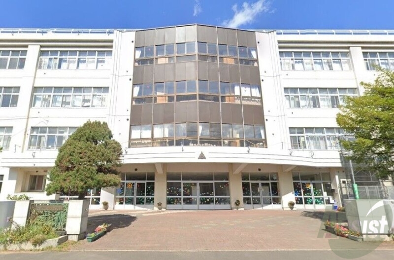 中学校　札幌市立中の島中学校（中学校）まで1163m