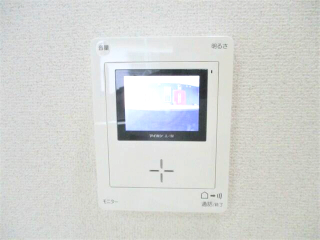 セキュリティ　モニター付きインターホンです