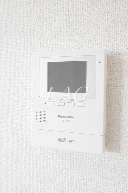 セキュリティ　モニター付きインターフォンです。