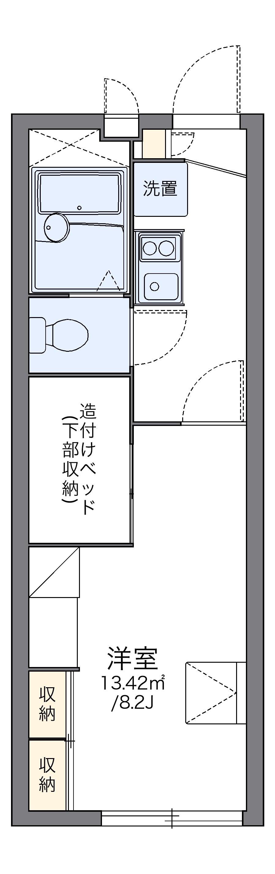 レオパレス御堀IIの間取り写真