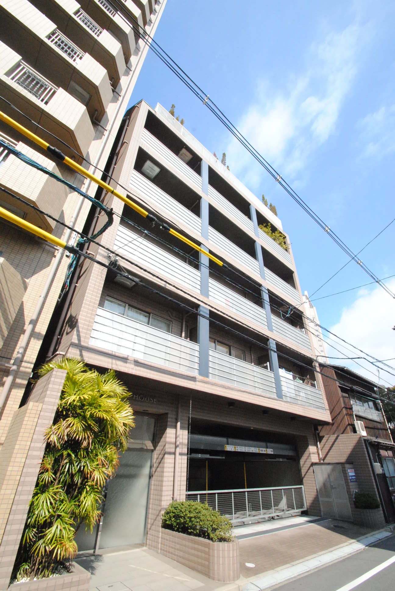建物外観　南向きなので、採光の良い外観