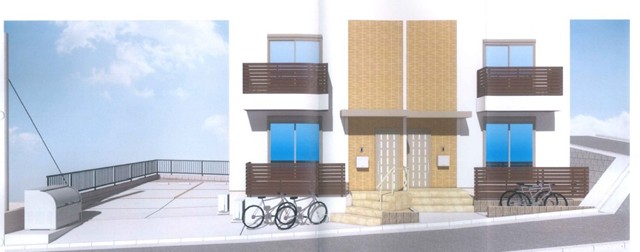 建物外観　※外観パース※2026年9月完成！ペットOK！新築テラスハウ