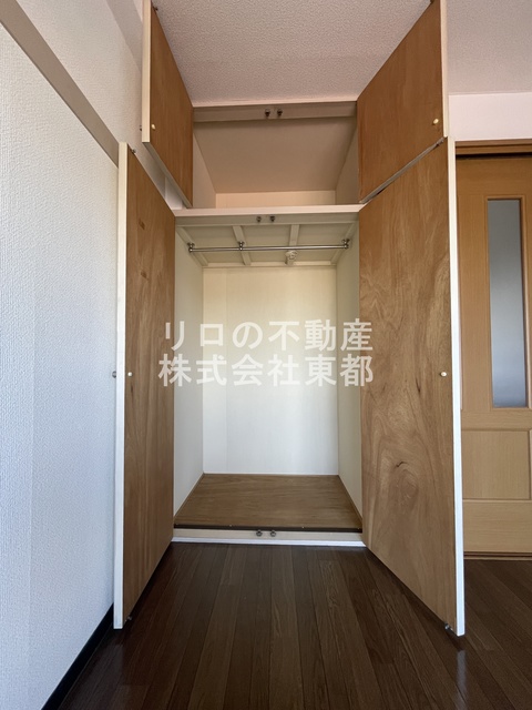 収納　奥行のある収納付です！増えがちな荷物をもスッキリ収納できます