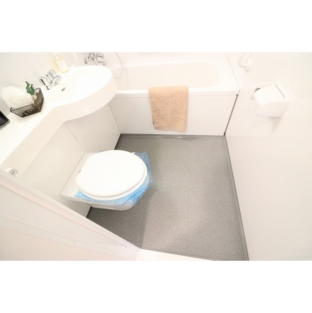 トイレ　同タイプ、別部屋、モデル家具設置時の写真です