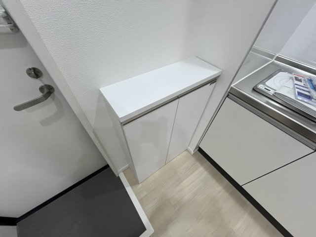玄関　収納もある玄関です
