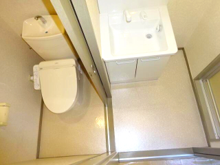 トイレ　ゆったりとした空間のトイレです