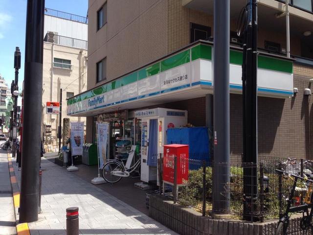 コンビニ　ファミリーマート新馬場サクセス通り店（コンビニ）まで505m